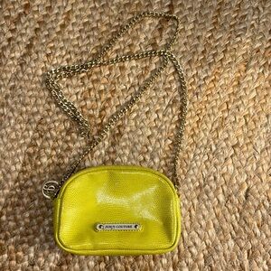 JUICY COUTURE Lime Green Crossbody w/chain strap